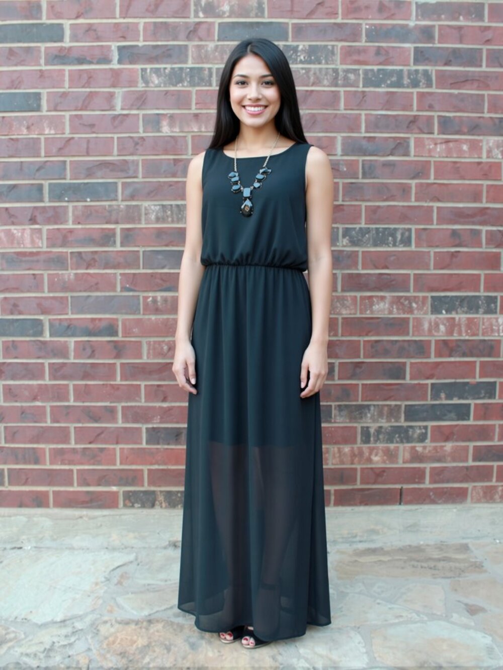 Bow Back Maxi - Black — Everly and Ace